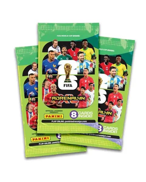 FIFA WORLD CUP 2026 CARTAS ADRENALYN PACK X 12 SOBRES
